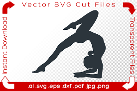 Acrobat Woman Svg Gymnast Silhouette Graphic By Ibeartoo Creative Fabrica