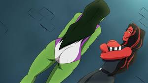 She-hulk gets Wedgied (By the-killer-wc)