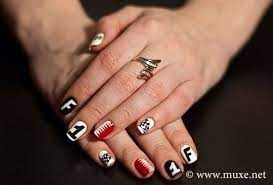 Formula 1 is broadcast live in nearly every country around the world. Nail Polish Reviews Nail Art And More Racing Nails Nail Art Nails