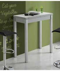 Tenemos mesas de cocina extensibles o mesas de cocina plegables para que los problemas de espacio tengan una fácil solución, con una mesa abatible de cocina, por ejemplo. Comprar Mesa De Cocina Alta Dijon