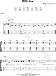 Michael Jackson Billie Jean Guitar Tab Download Print Music Theory Guitar Guitar Tabs Songs Easy Guitar Songs