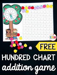 Free Hundred Chart Addition Game The Stem Laboratory