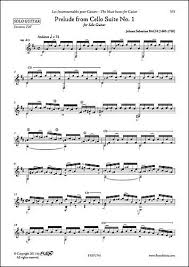 Cello Suite No 1 In G Major Piano Sheet Music Prelude From Cello Suite No 1 Sheet Music By Johann Sebastian Bach Sku Fl Fx071741 Sheet Music Book Sheet Music Cello