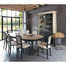 mesa ovalada valencay table a manger ronde extensible salle a manger campagne deco salle a manger
