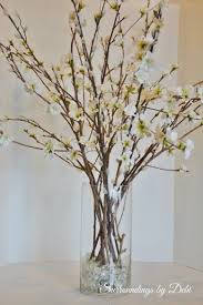 Pottery Barn Inspired Faux Cherry Blossom Branches Cherry Blossom Vase Flower Vase Arrangements Vase Arrangements