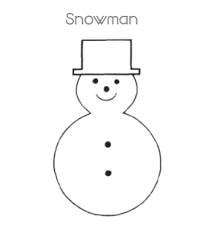 But, children can fill the coloring pages with whatever color they want, without worrying about whether it looks like a real snowman or not. Easy Snowman Coloring Pages Playing Learning