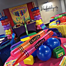 Crayon Theme Birthday Party Crayola Birthday Party Crayon Birthday Parties Girls Birthday Party Themes