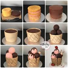Tutorial Bild Eistorte Eiscreme Torte 3d Bild Eiscreme Eistorte Torte Tutorial Backideen Eistorte Kuchen Und Torten Rezepte