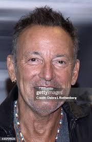 Bruce Springsteen greets fan Joyce Heckman as he appears in his... News  Photo