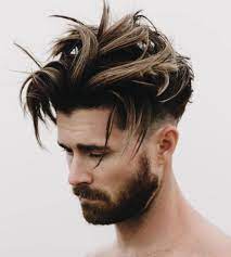 Top Medium Length Hairstyles Men Tousled Balayage Hair Harptimes Com Men Hair Color Medium Hair Styles Medium Length Hair Styles