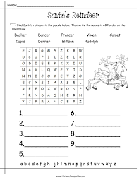 Santas Reindeer Worksheet Christmas Worksheets Free Printable Christmas Worksheets Holiday Worksheets