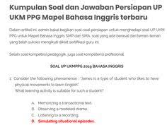 Uji kompetensi guru disingkat ukg adalah sebuah kegiatan ujian untuk mengukur kompetensi dasar tentang bidang studi (subject matter) dan pedagogik dalam domain content guru. 9 Best Ppg Dalam Jabatan 2019 2020 Images Instructional Planning Reading Comprehension Skills Action Research