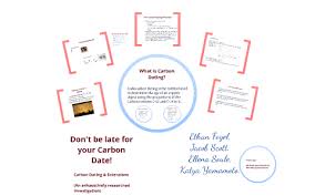 The method uses known decay rates. Carbon Dating Math Project By Katya Yamamoto