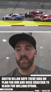 Austin Dillon No Plan to Block for William Byron at Martinsville