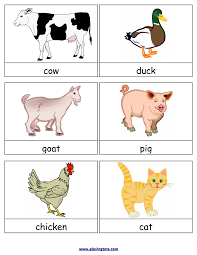 Printable For Toddlers And Preschoolers Flashcards For Kids Animal Flashcards Flash Cards Free