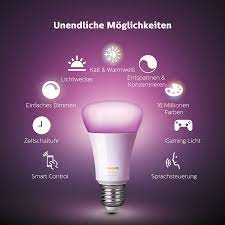 Check spelling or type a new query. Philips Hue White Color Ambiance Starter Kit With 2 X E27 9 W Bluetooth Dimmable Bulbs 16 Million Colours Controllable Via App Compatible With Amazon Alexa Amazon De Home Kitchen