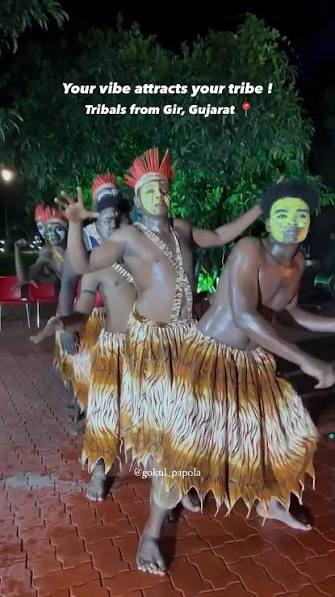 Siddhis of #Gujarat - Talala is home to the #African tribe of the #Siddis.They do the Dhamal dance.The origins of the dance go back to #Africa where it was traditionally performed after