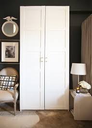 Ellie Somerville S Studio Apartment Ikea Cabinet Lonny Federal Style Eagle Mirror Ikea Furniture Hacks Ikea Wardrobe Ikea Pax Wardrobe