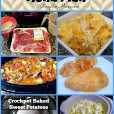 Heart Healthy Crockpot Weekly Menu Plan Slow Cooker Freezer Meals Slow Cooker Chicken Pot Pie Freezer Meals