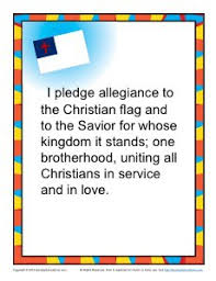 Has your child memorized the pledge of allegiance? The Christian Flag And Pledge Children S Bible Activities Sunday School Activities For Kids