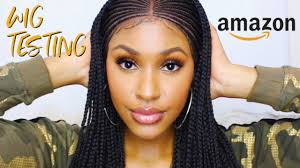 The texture of this hair is everything! Testing Braided Amazon Lace Front Wig Youtube