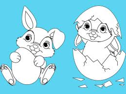 Resultat de recherche d images pour dessin lapin tres. 20 Coloriages De Lapins De Paques