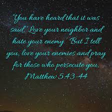 Matthew 5 43 44 New International Version Niv Love Your Enemies Love Your Neighbour Bible Apps