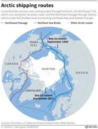 A Container Ship Is About To Sail An Arctic Sea Route For
