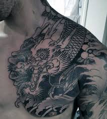 Black and green tribal dragon tattoo on leg calf. Top 91 Japanese Dragon Tattoo Ideas 2021 Inspiration Guide
