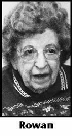 Dorothy Rowan Obituary (2009)