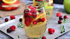 Festive Holiday Sangrias White Christmas Sangria Recipe Christmas Sangria Recipes Christmas Sangria