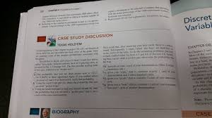 A case study is a report of an event, problem or activity. Solved Case Study Texas Hold Em P 222 Answer A B C Chegg Com