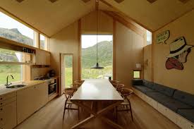 Summer House Gravrak By Carl Viggo Holmebakk Plywood House Norwegian House Plywood Interior