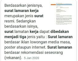 Sebenarnya, ada dua jenis surat lamaran kerja yang bisa kita buat, yaitu surat lamaran melalui surat lamaran pekerjaan ini, saya berkeinginan untuk melamar pekerjaan di pt. Surat Lamaran Pekerjaan Dibedakan Menjadi 3 Sebutkan Dan Jelaskan Brainly Co Id