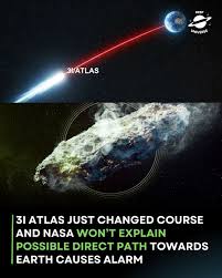 The cosmos just got a lot more mysterious, 3I/ATLAS, the interstellar  object long considered a distant anomaly, has suddenly changed course, and  NASA hasn't explained why. What was once routine tracking data