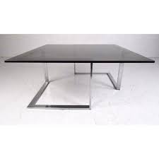 It lets you create a warm and inviting look with your favorite decor, collectibles, potted. Modern Chrome Tinted Glass Coffee Table Chairish