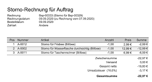 Check spelling or type a new query. Stornorechnungen Erzeugen Billbee Hilfe