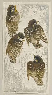 Morning Art Adam Bunsch Bird Art Linocut Prints Art