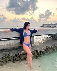 Divya Bharathi takes the internet by storm in a purple swimsuit! - News -  IndiaGlitz.com