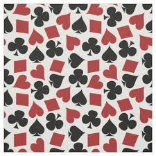 Offered in a variety of lengths; Poker Playing Card Suit Pattern Fabric In 2021 Playing Cards Design Suit Pattern Printing On Fabric