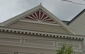 Queen Anne Sunburst Gable Decoration Gable Decorations Gable Roof Design Exterior Decorative