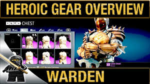 For Honor Warden Heroic Gear Overview Reputation 5