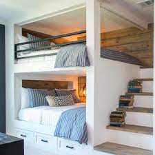 Tiered sleeping arrangements may inherently encourage play and whimsy, but they are also great. Built In Bunk Beds With Stairs Cheaper Than Retail Price Buy Clothing Accessories And Lifestyle Products For Women Men
