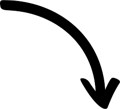 Twisted Arrow Right To Bottom icon PNG and SVG Free Download