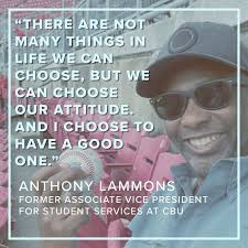 Some great advice from Anthony Lammons, who recently retired from CBU after  35 years of service. Make today a great day! #CBUMotivationMonday