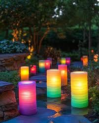 Cut up a pool noodle and add some LED lights. Your backyard will glow like  never before! - DIY Everywhere