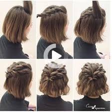 Updo Hairstyles Tutorials For Girls With Short Hair Perfect For Prom Wedding Etc Short Hair Updo Short Hair Styles Easy Short Hair Styles