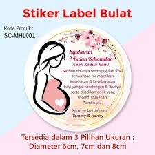 Maybe you would like to learn more about one of these? Stiker Label Syukuran 4 Atau 7 Nujuh Bulan Kehamilan Tumpeng Mini Shopee Indonesia
