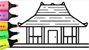 Rumah adat lampung juga memiliki serambi atau anjungan. Cara Menggambar Rumah Adat Zhafirah Art Youtube
