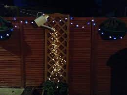 Watering Can With Lights Garden Lighting Diy Diy Solar Fountain Backyard Solar Lights